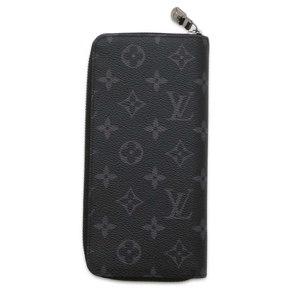 LOUIS VUITTON Zippy wallet Vertical Noir M62295 Monogram Eclipse