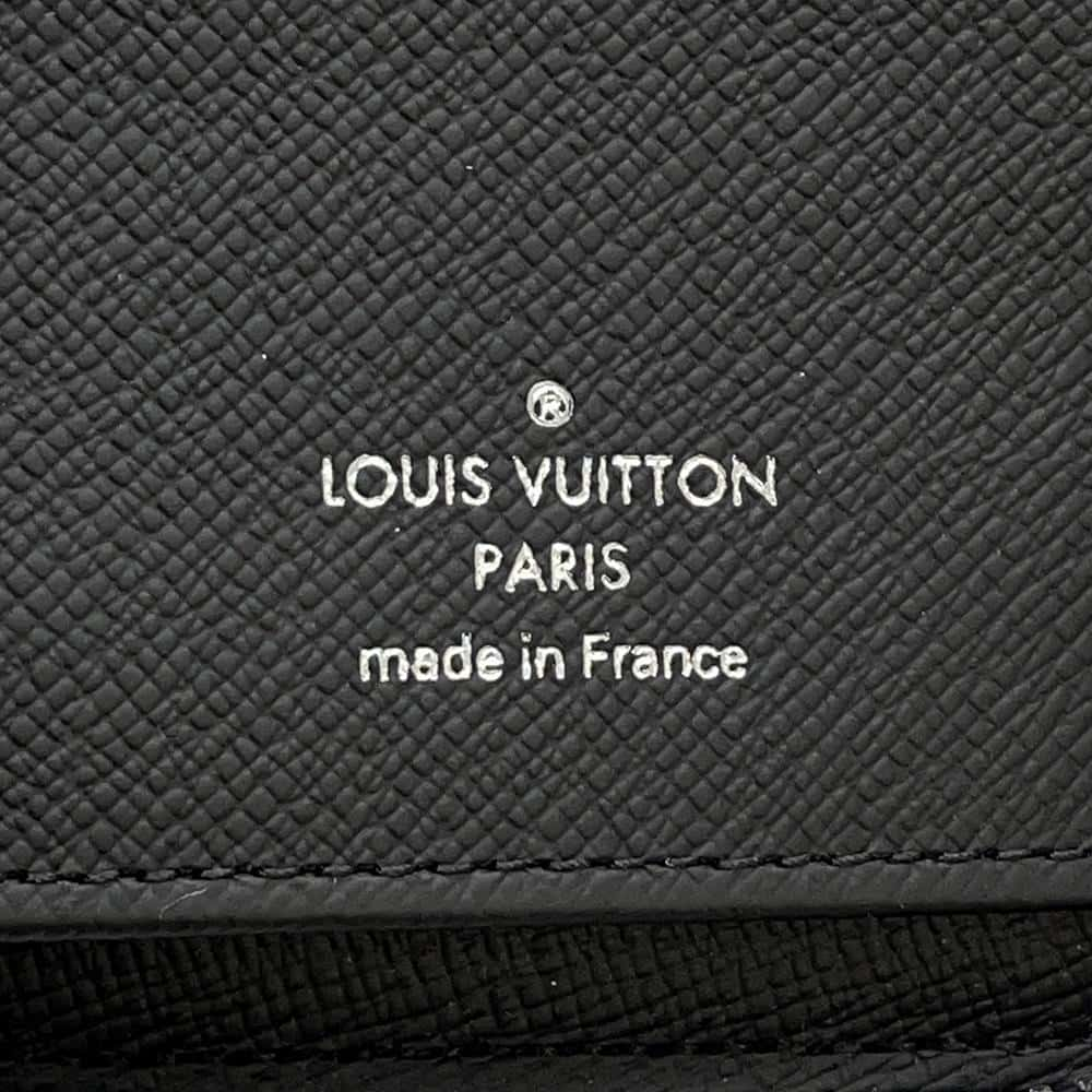 LOUIS VUITTON Zippy wallet Vertical Noir M62295 Monogram Eclipse