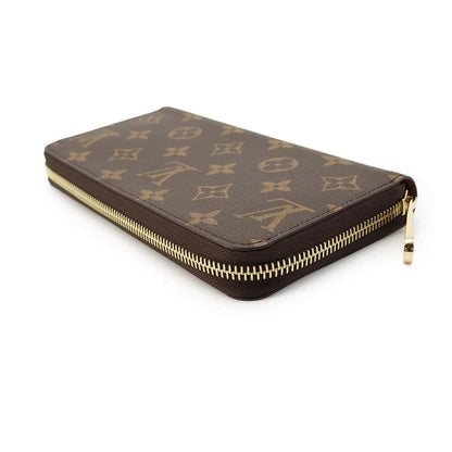 LOUIS VUITTON Zippy Wallet Brown M42616 Monogram