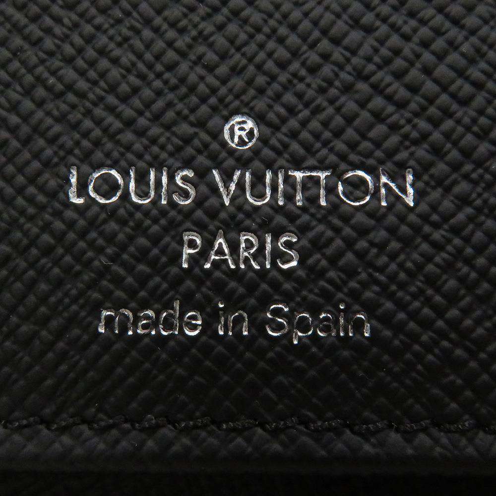 LOUIS VUITTON Zippy wallet Vertical Noir M30317 Taiga Leather