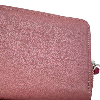 LOUIS VUITTON Zippy Rock Me Rose Pudoir/Lie De Vin M62949 Calf Leather