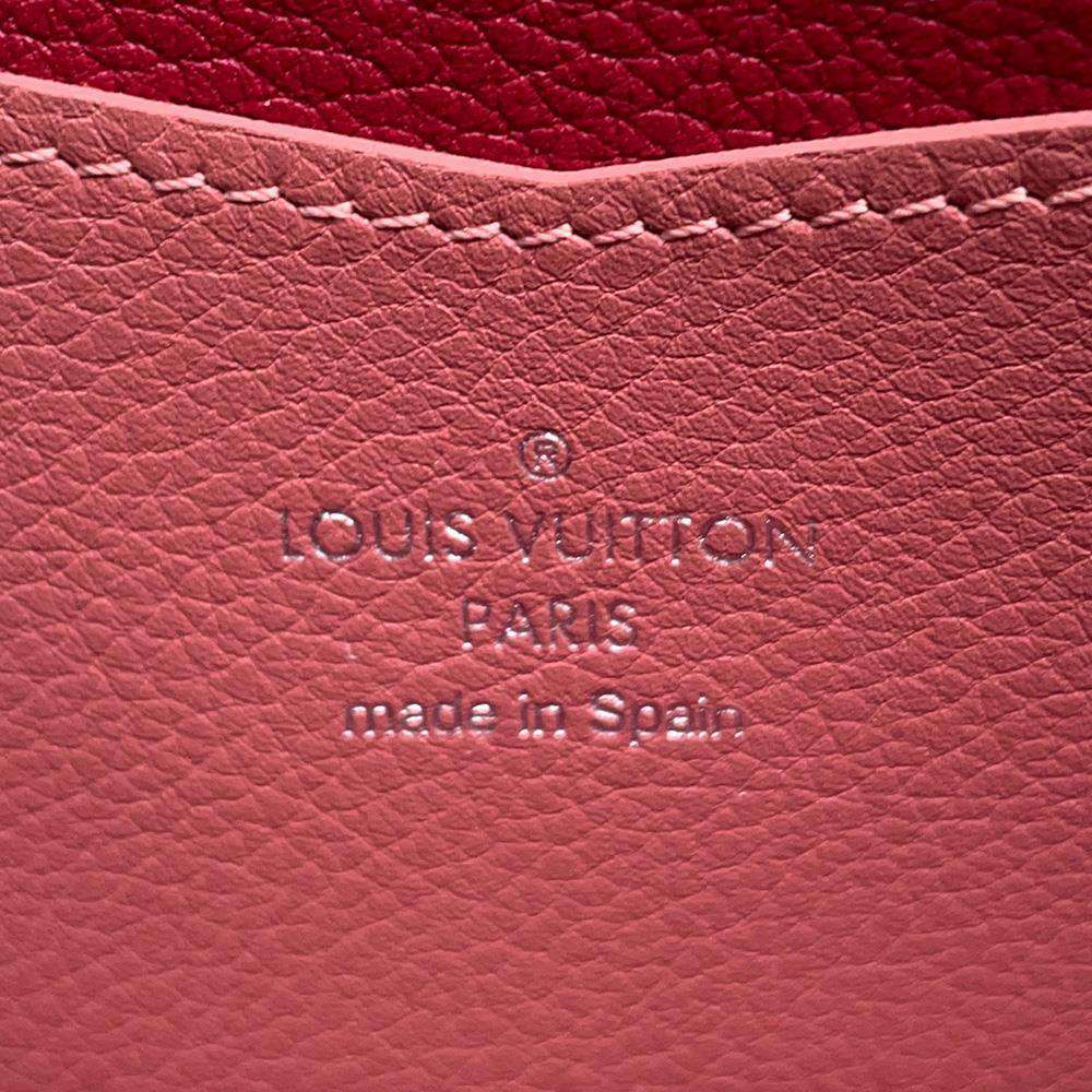 LOUIS VUITTON Zippy Rock Me Rose Pudoir/Lie De Vin M62949 Calf Leather