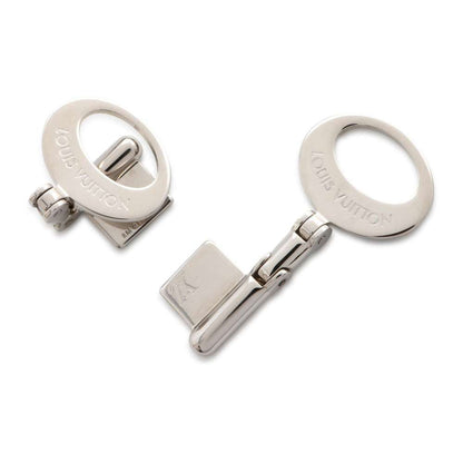 LOUIS VUITTON Travel key motif cufflinks Silver M68099 Metal