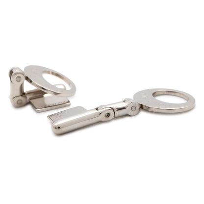 LOUIS VUITTON Travel key motif cufflinks Silver M68099 Metal