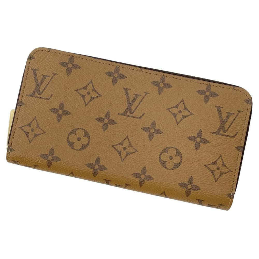 LOUIS VUITTON Zippy Wallet Noir M82444 Monogram Reverse Canvas