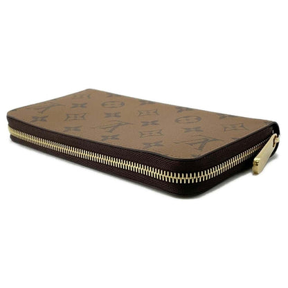 LOUIS VUITTON Zippy Wallet Noir M82444 Monogram Reverse Canvas