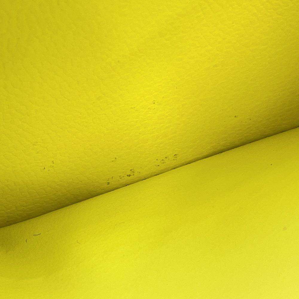 LOUIS VUITTON Zippy Wallet Yellow M83104 Lamb Leather