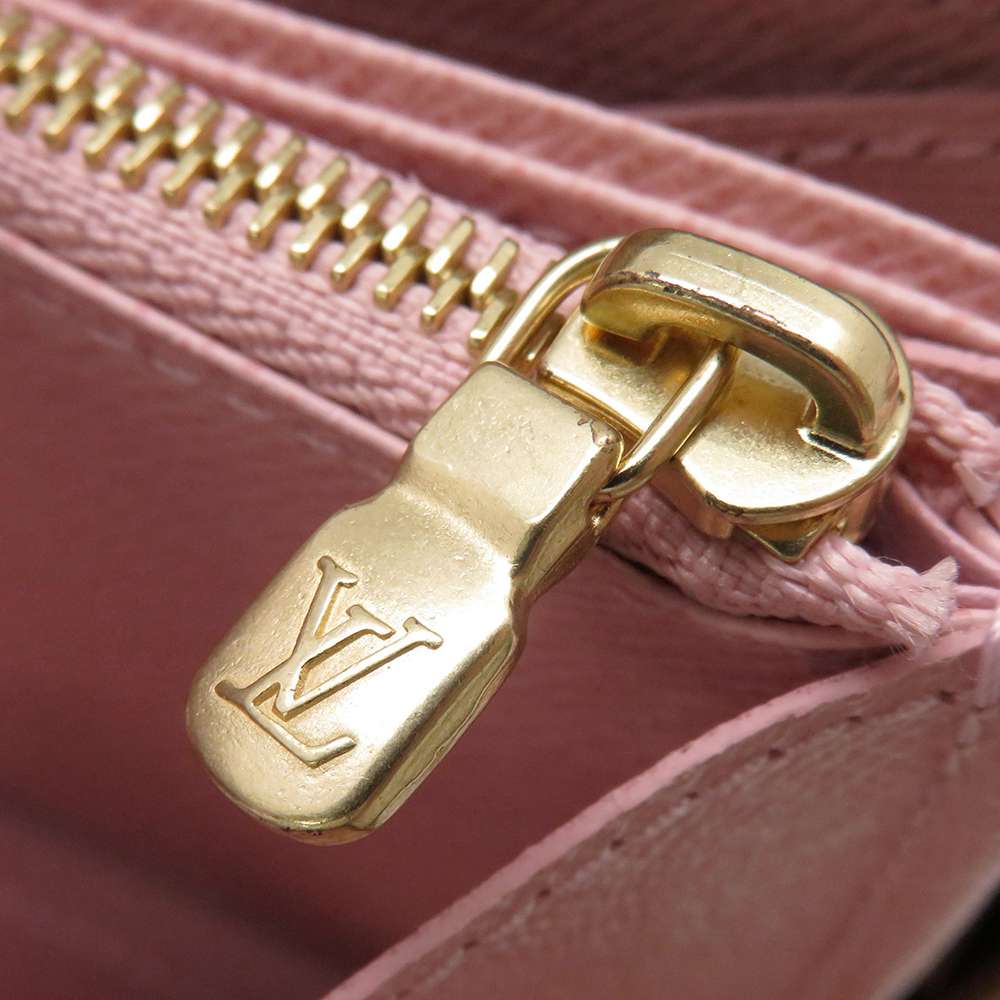 LOUIS VUITTON Zippy Wallet Rose Ballerine M41894 Monogram