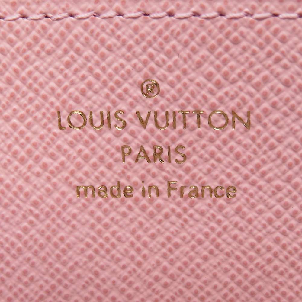 LOUIS VUITTON Zippy Wallet Rose Ballerine M41894 Monogram