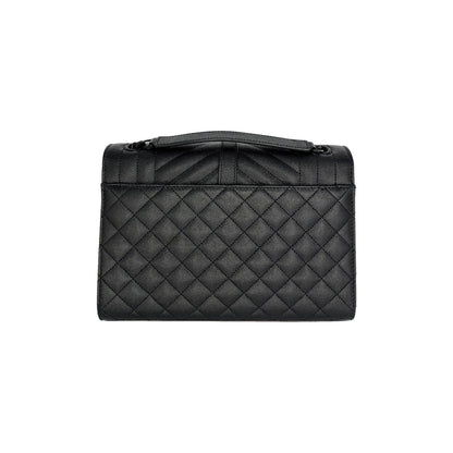 Saint Laurent YSL Medium Monogram Triquilt Envelope Shoulder Bag