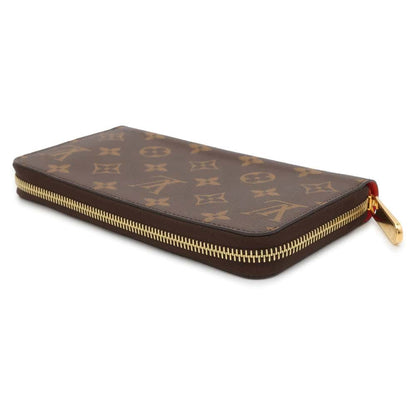 LOUIS VUITTON Zippy Wallet Coquelicot M41896 Monogram