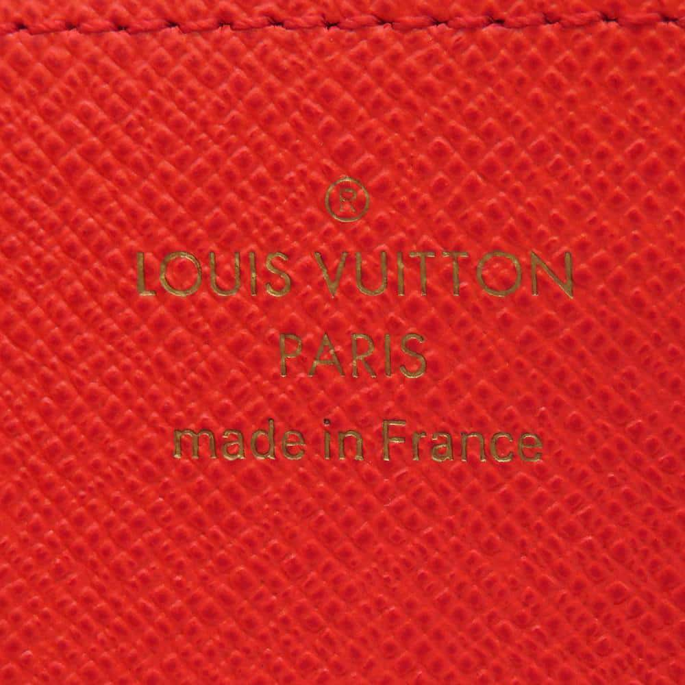 LOUIS VUITTON Zippy Wallet Coquelicot M41896 Monogram