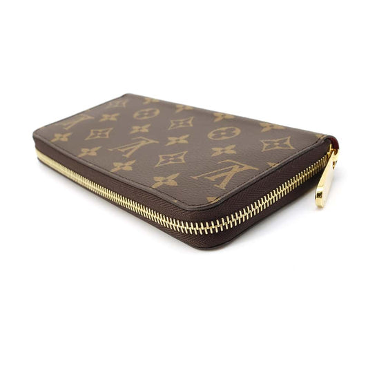 LOUIS VUITTON Zippy Wallet Fuchsia M41895 Monogram