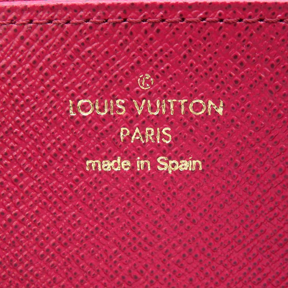 LOUIS VUITTON Zippy Wallet Fuchsia M41895 Monogram