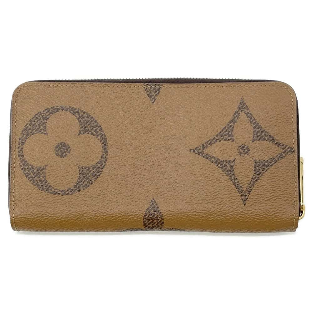 LOUIS VUITTON Zippy Wallet Noir M69353 Monogram / Giant / Monogram Reverse Canvas