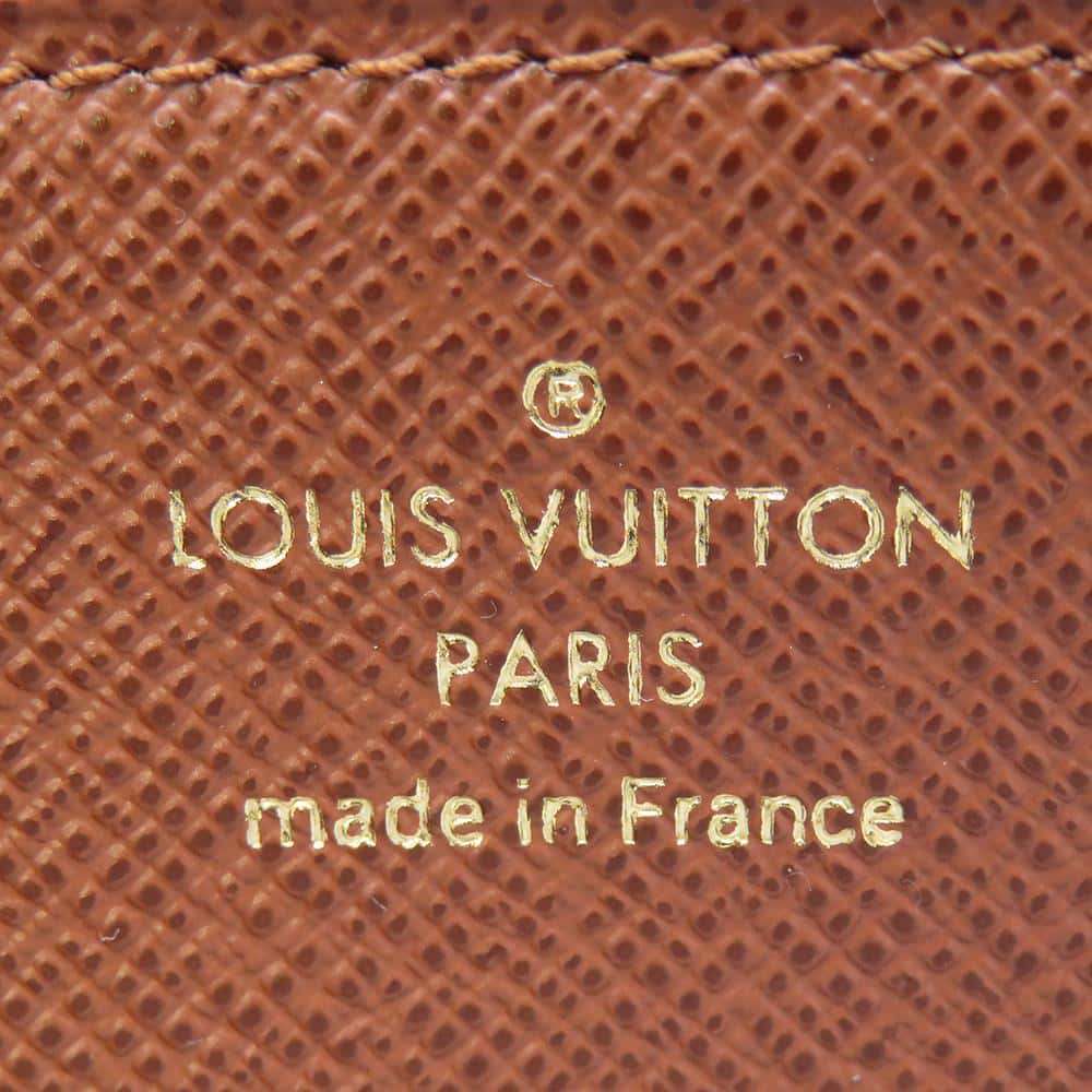 LOUIS VUITTON Zippy Wallet Brown M42616 Monogram