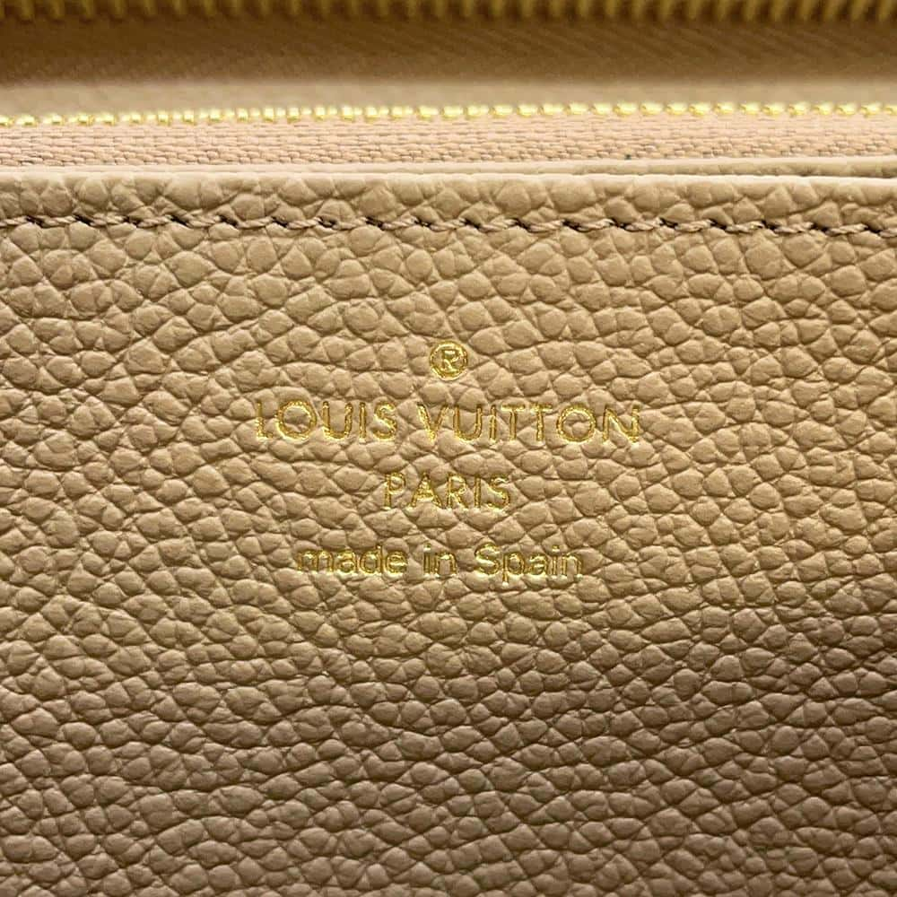 LOUIS VUITTON Zippy Wallet Tourterelle claim M69794 Monogram Empreinte Leather