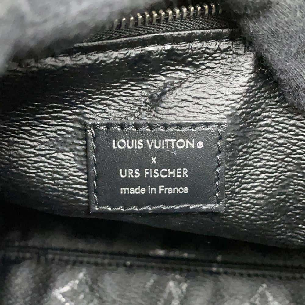 LOUIS VUITTON Urs Fischer Speedy Bandouliere Noir/White M45563 Monogram Urs Fischer Size 25