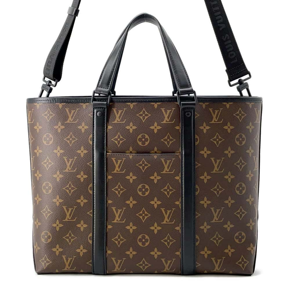 LOUIS VUITTON Weekend Beige M45734 Monogram Macassar Canvas