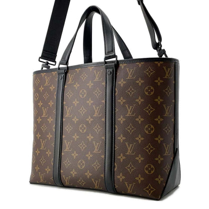 LOUIS VUITTON Weekend Beige M45734 Monogram Macassar Canvas