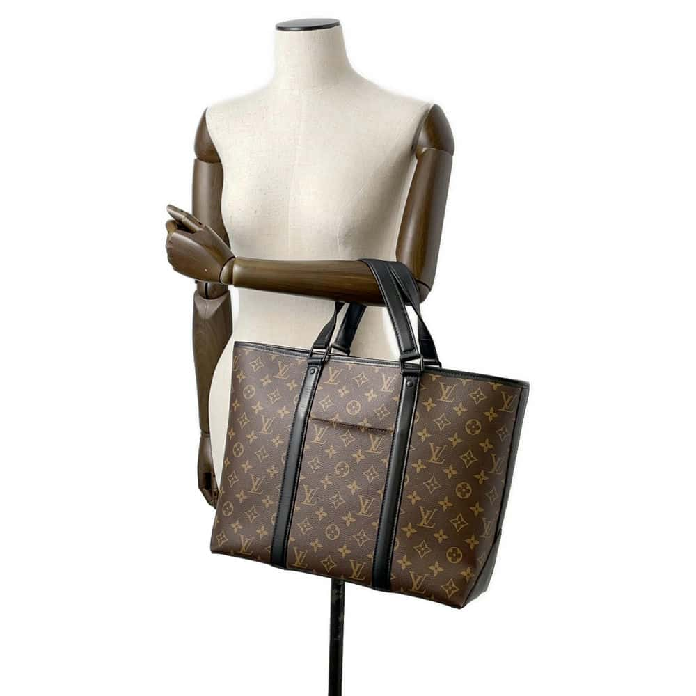 LOUIS VUITTON Weekend Beige M45734 Monogram Macassar Canvas