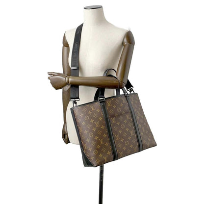 LOUIS VUITTON Weekend Beige M45734 Monogram Macassar Canvas