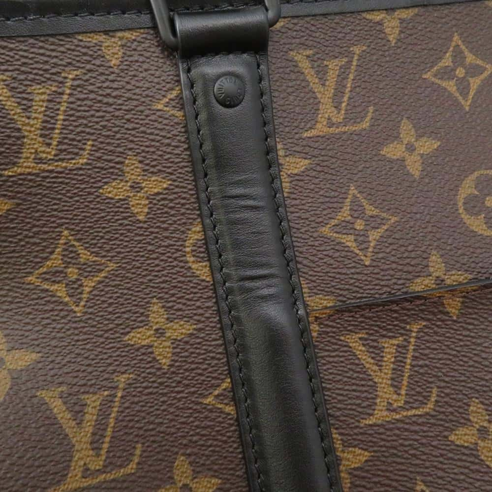 LOUIS VUITTON Weekend Beige M45734 Monogram Macassar Canvas