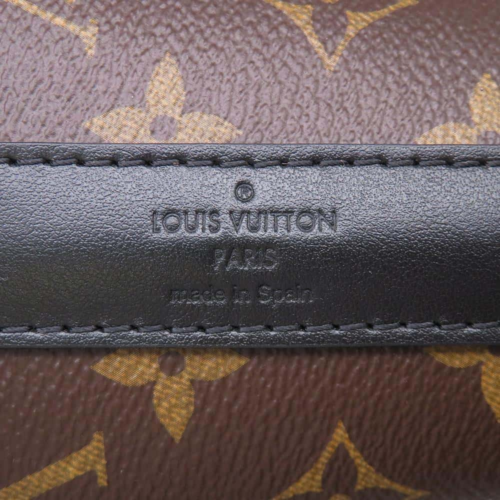 LOUIS VUITTON Weekend Beige M45734 Monogram Macassar Canvas