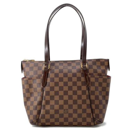 LOUIS VUITTON Totally Red N41282 Damier Ebene Canvas Size PM