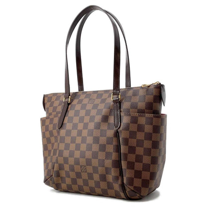 LOUIS VUITTON Totally Red N41282 Damier Ebene Canvas Size PM