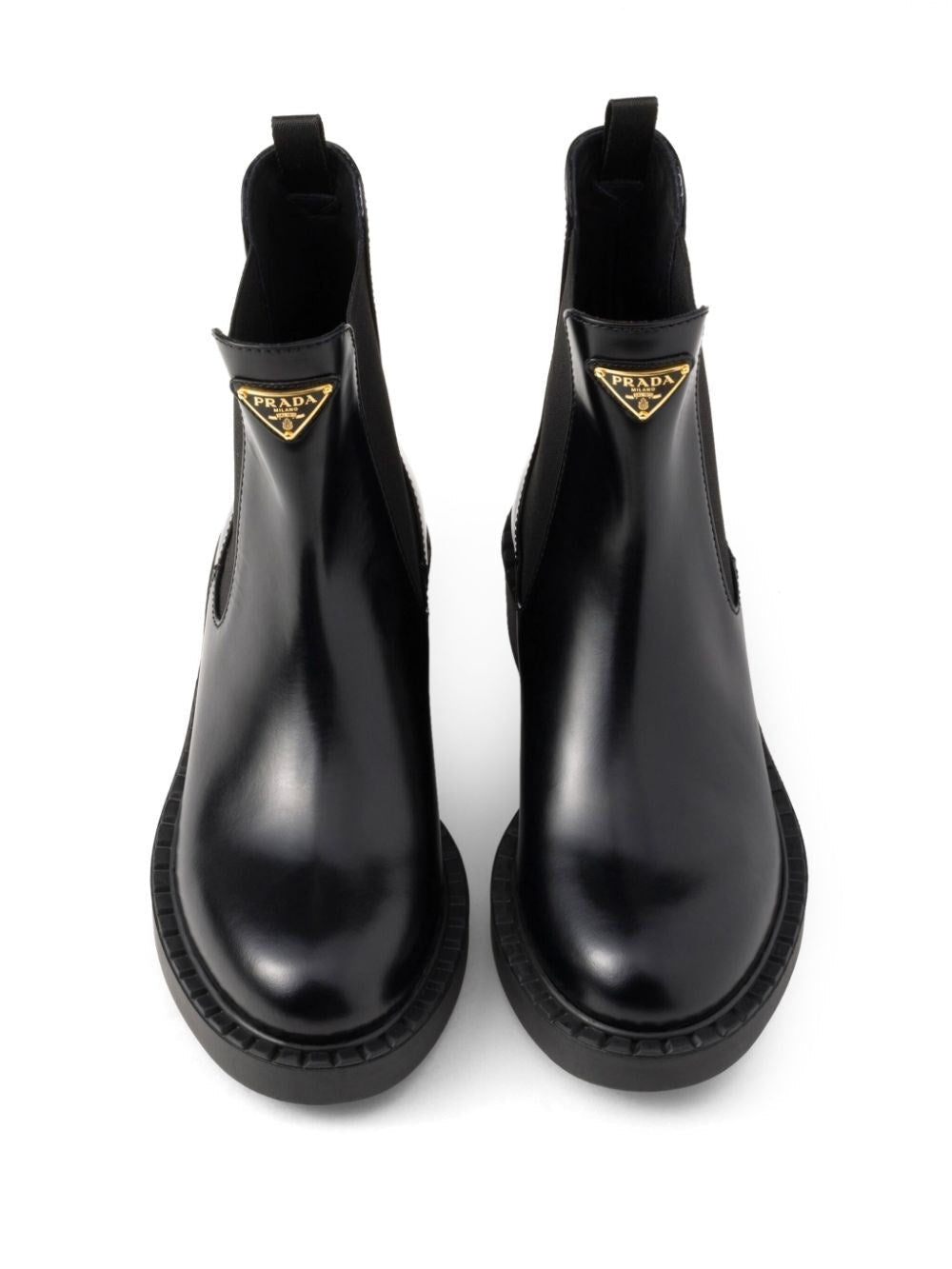 Prada Women Leather Ankle Boots