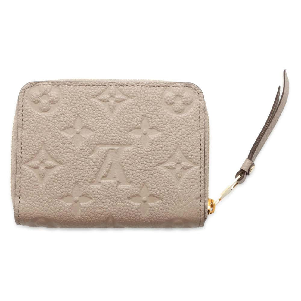 LOUIS VUITTON Zippy coin purse Tourterelle M68696 Monogram Empreinte Leather