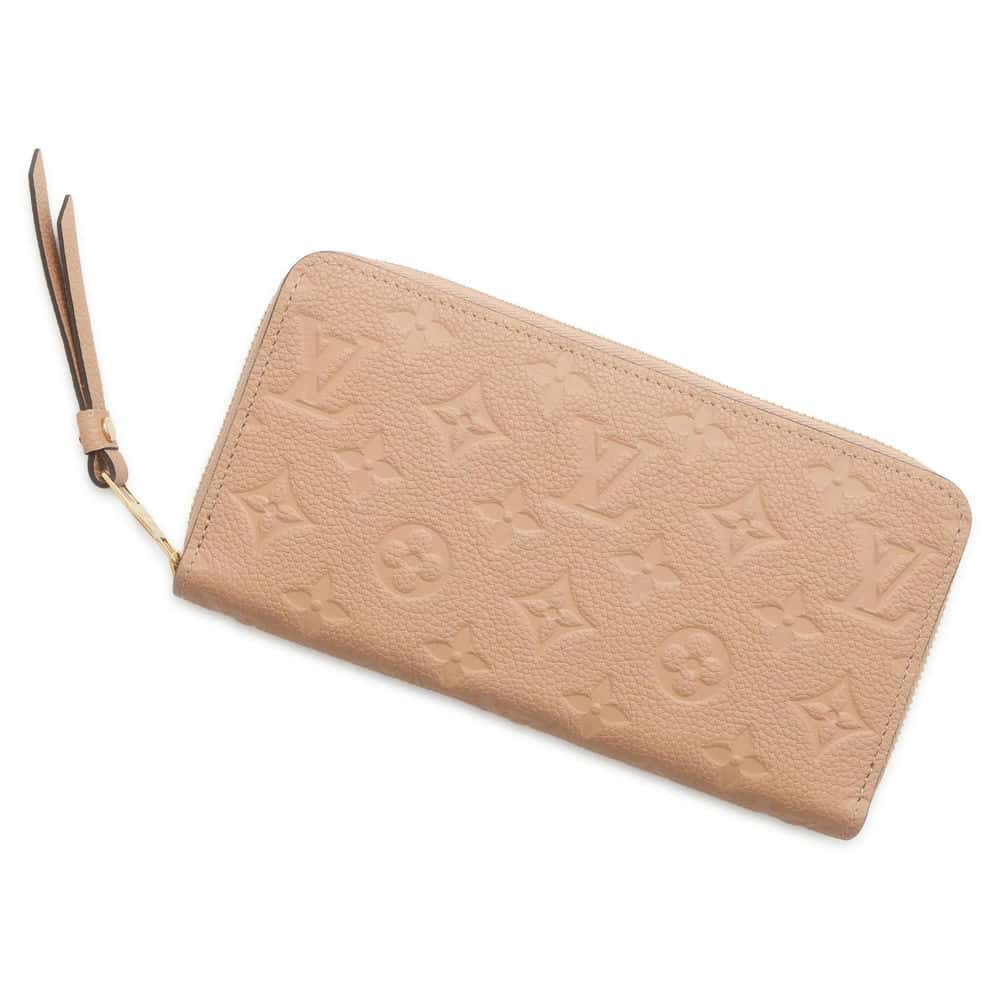 LOUIS VUITTON Zippy Wallet Dune M61866 Monogram Empreinte Leather