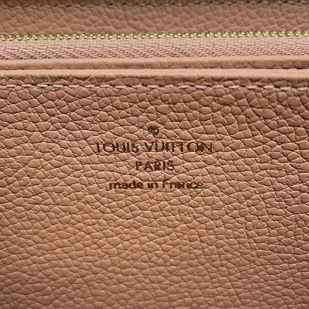 LOUIS VUITTON Zippy Wallet Dune M61866 Monogram Empreinte Leather