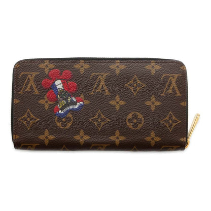 LOUIS VUITTON Zippy Wallet Noir M67249 Monogram/Kabuki