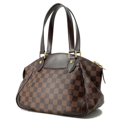 LOUIS VUITTON Verona Red N41117 Damier Ebene Canvas Size PM