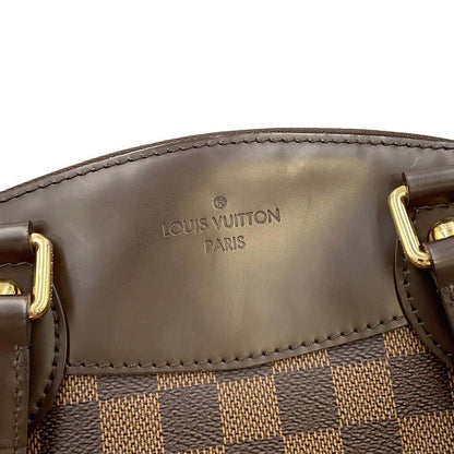 LOUIS VUITTON Verona Red N41117 Damier Ebene Canvas Size PM