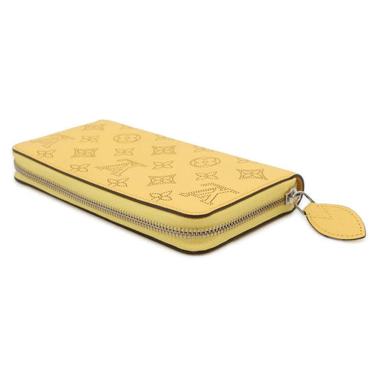 LOUIS VUITTON Zippy wallet Jaune M82501 Monogram Mahina