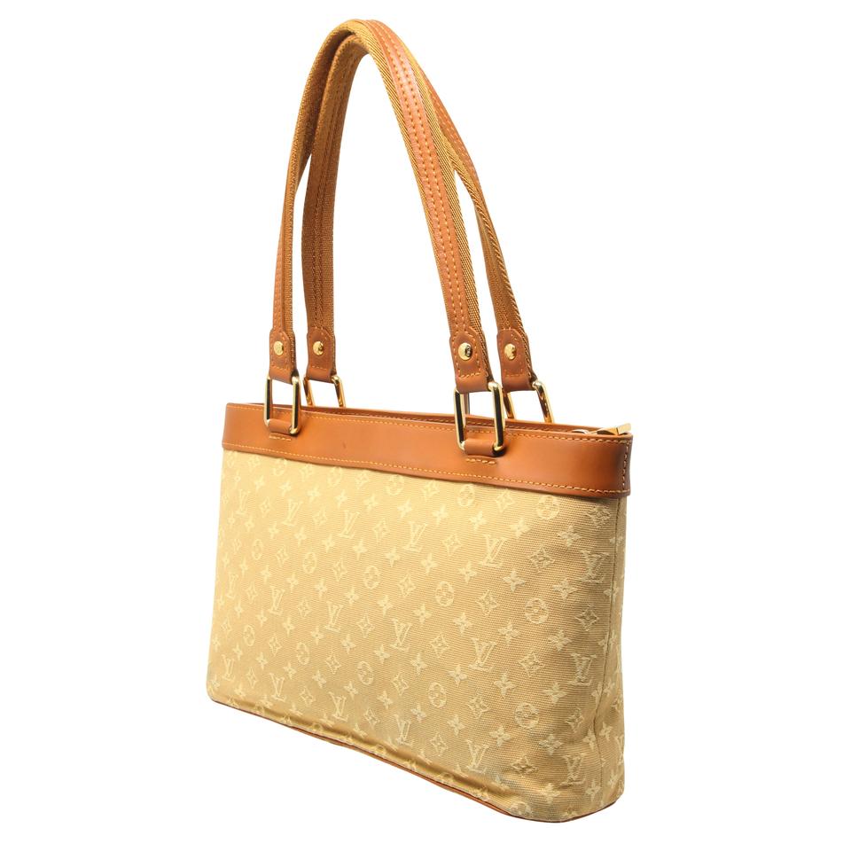 Louis Vuitton Tote Lucille Pm Tst Beige Tan Monogram Mini Lin Canvas Shoulder Bag