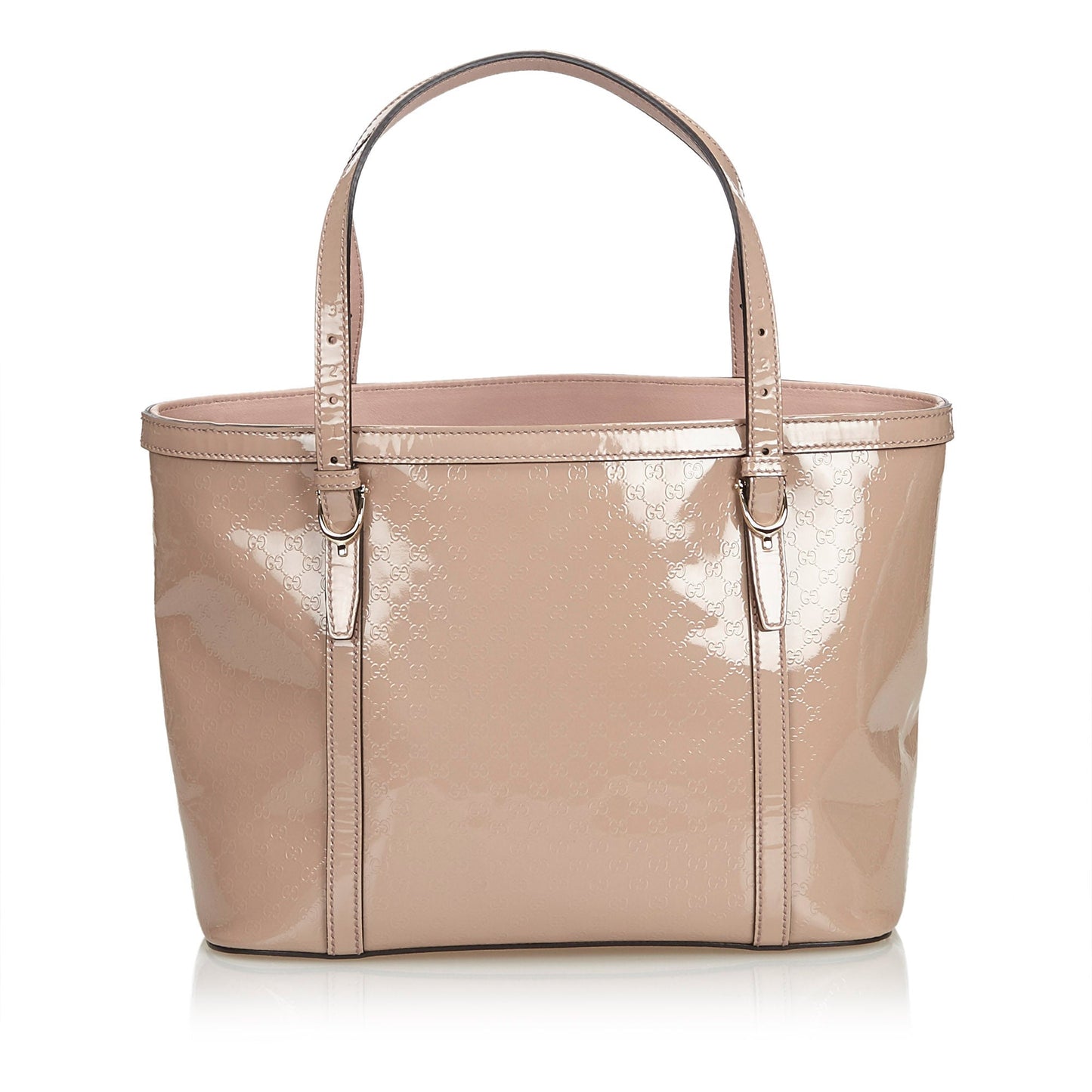 Nice Microguccissima Patent Leather Bag