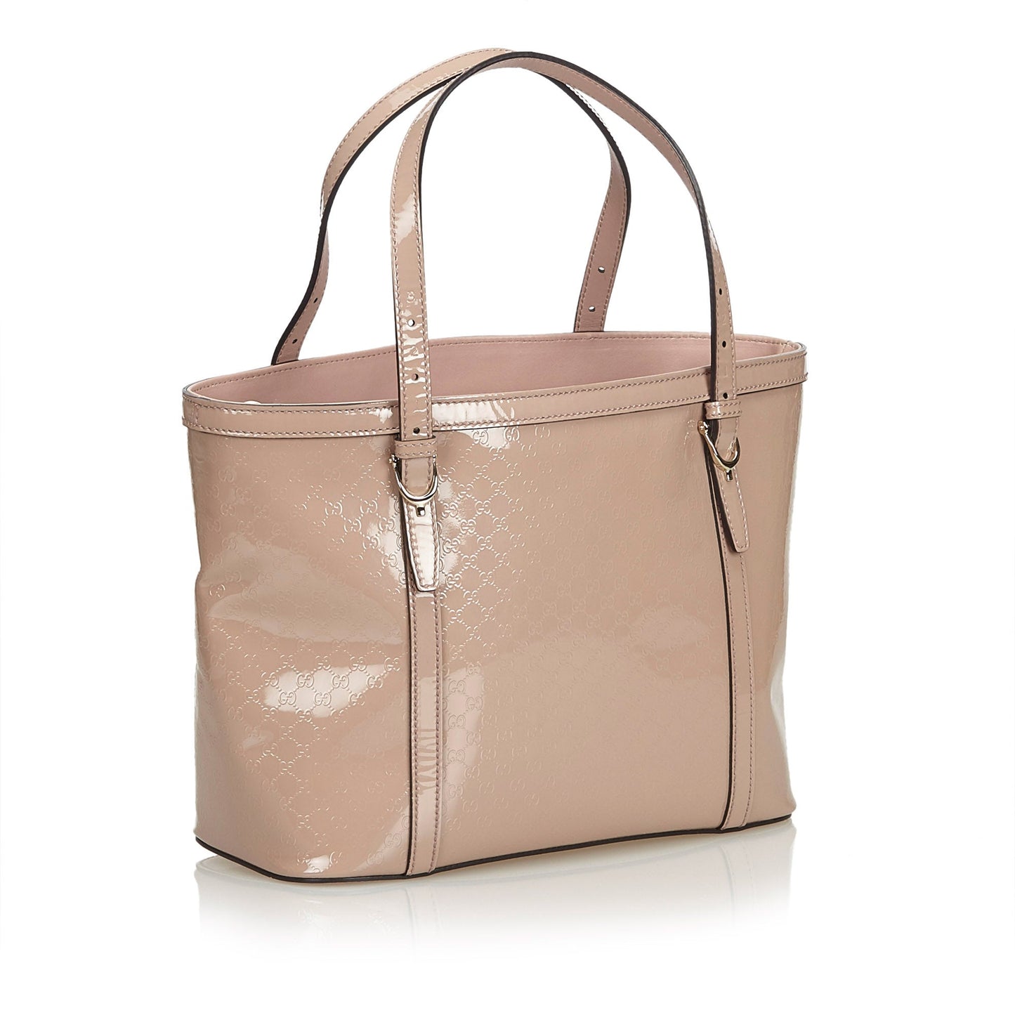 Nice Microguccissima Patent Leather Bag