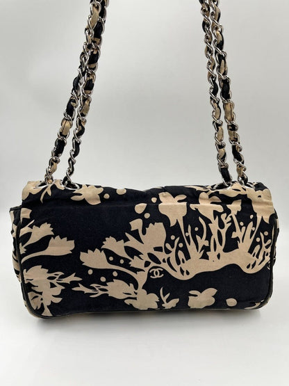 Vintage Chanel Floral Printed Flap Bag