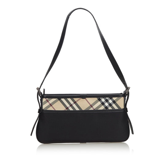 Burberry Black Nylon Fabric Baguette United Kingdom