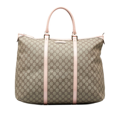 Beige Gucci GG Supreme Joy Tote