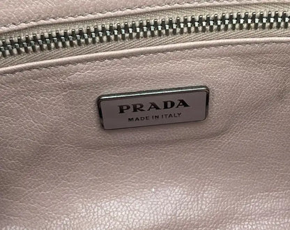 Prada Black Suede Rhinestone Alligator Flap Shoulder Bag