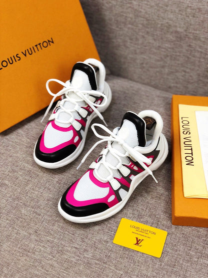 The Bags Vibe - Louis Vuitton Archlight Pink White Black Sneaker