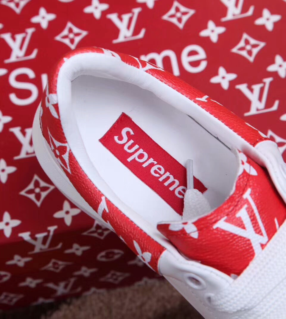 The Bags Vibe - Louis Vuitton AC Sup Red White Sneaker