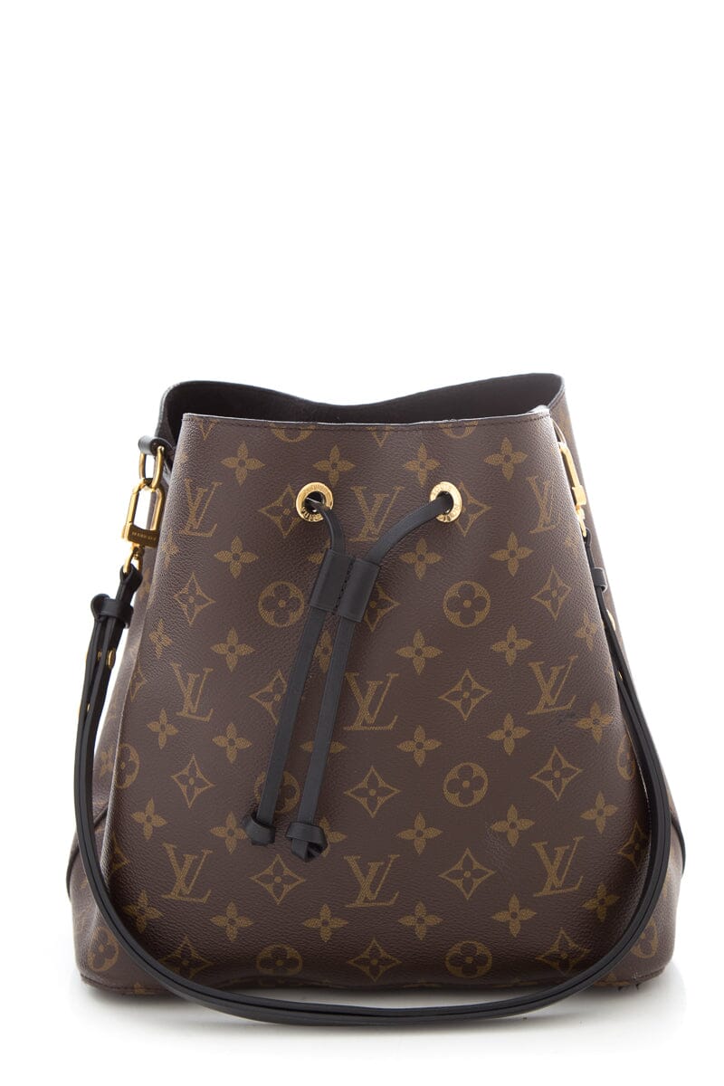 Louis Vuitton 2020 Brown & Black Monogram NeoNoe Bucket Bag