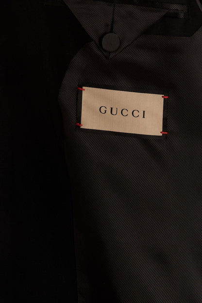 Gucci Men Mandarin Collar Blazer Jacket