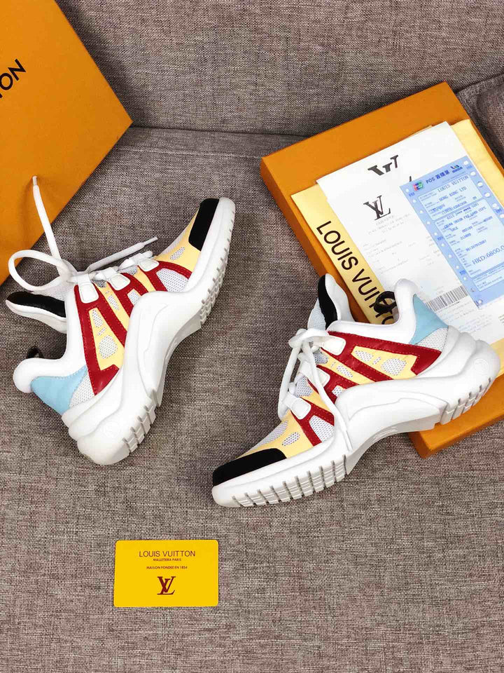 The Bags Vibe - Louis Vuitton Archlight Red Yellow Sneaker